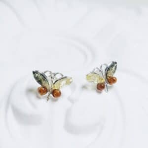 vlinder oorbellen