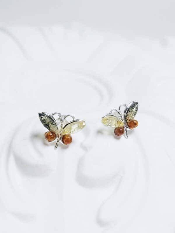 vlinder oorbellen